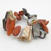 Surf and Turf Bracelet - wood, shell