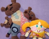 Goldi Locks and the 3 Bears Plush
