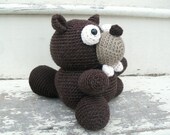 Amigurumi PATTERN: Crochet Beaver -pdf-