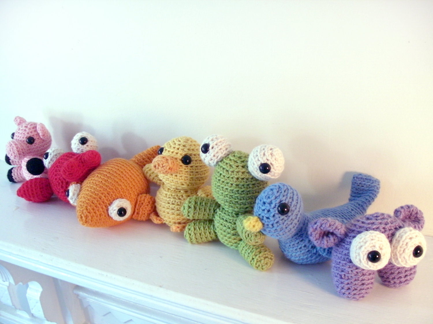 Crochet PATTERN ebook : Rainbow Amigurumi -pdf-