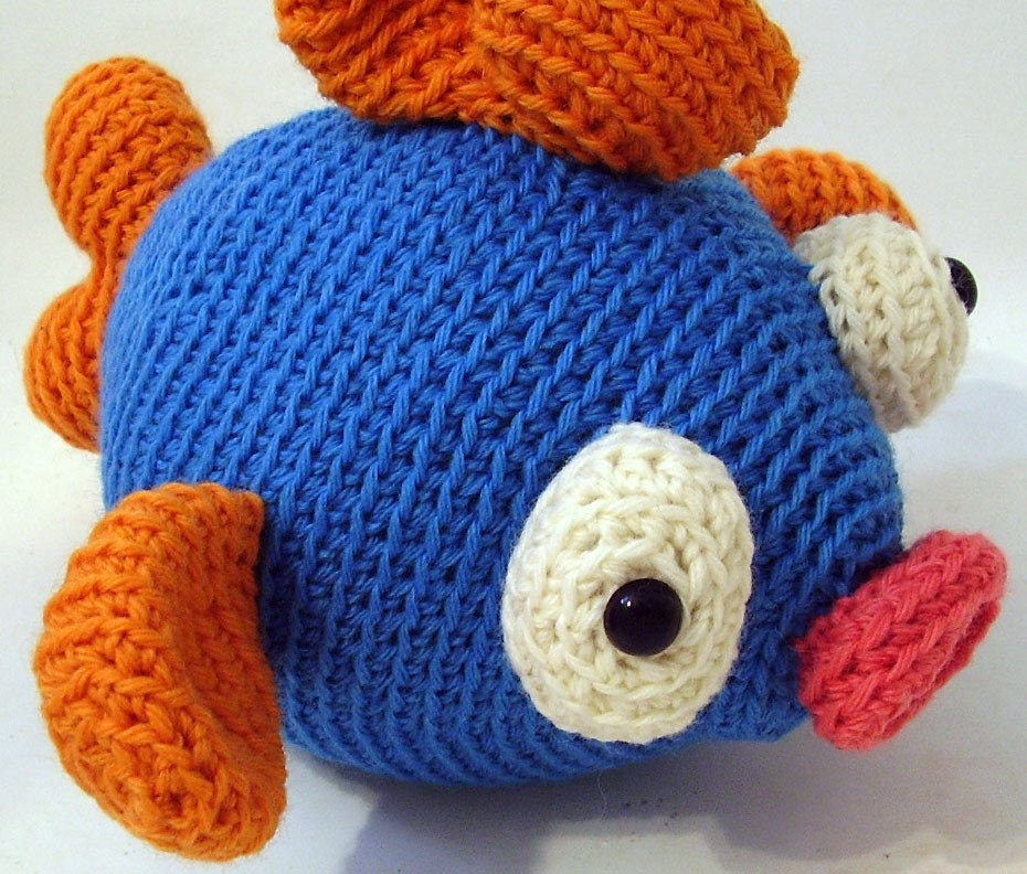 Amigurumi PATTERN: Crochet Fish -pdf-