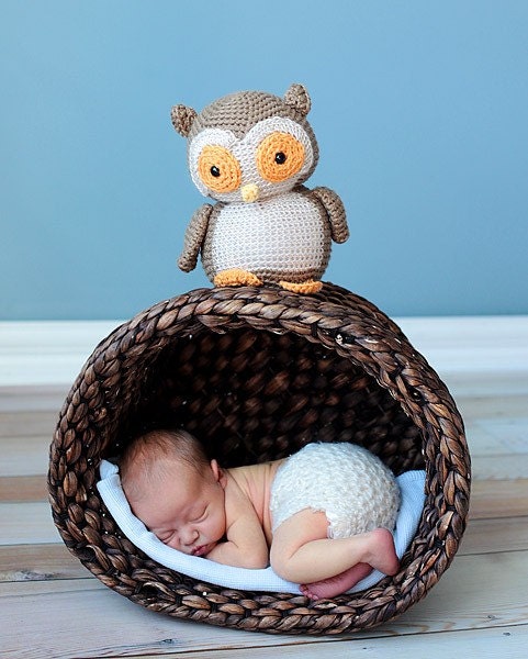 Crochet PATTERN: Owl crochet pattern -pdf-