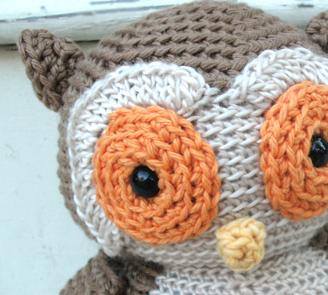 Amigurumi Crochet PATTERN: Owl -pdf-