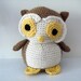 Owl: Custom Crochet Stuffed owl OOAK