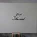 Custom Personalized Wedding Signing Guest Book Canvas Board 20"x16"