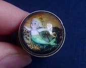Sweet Little Mermaid Bubble Charm Ring