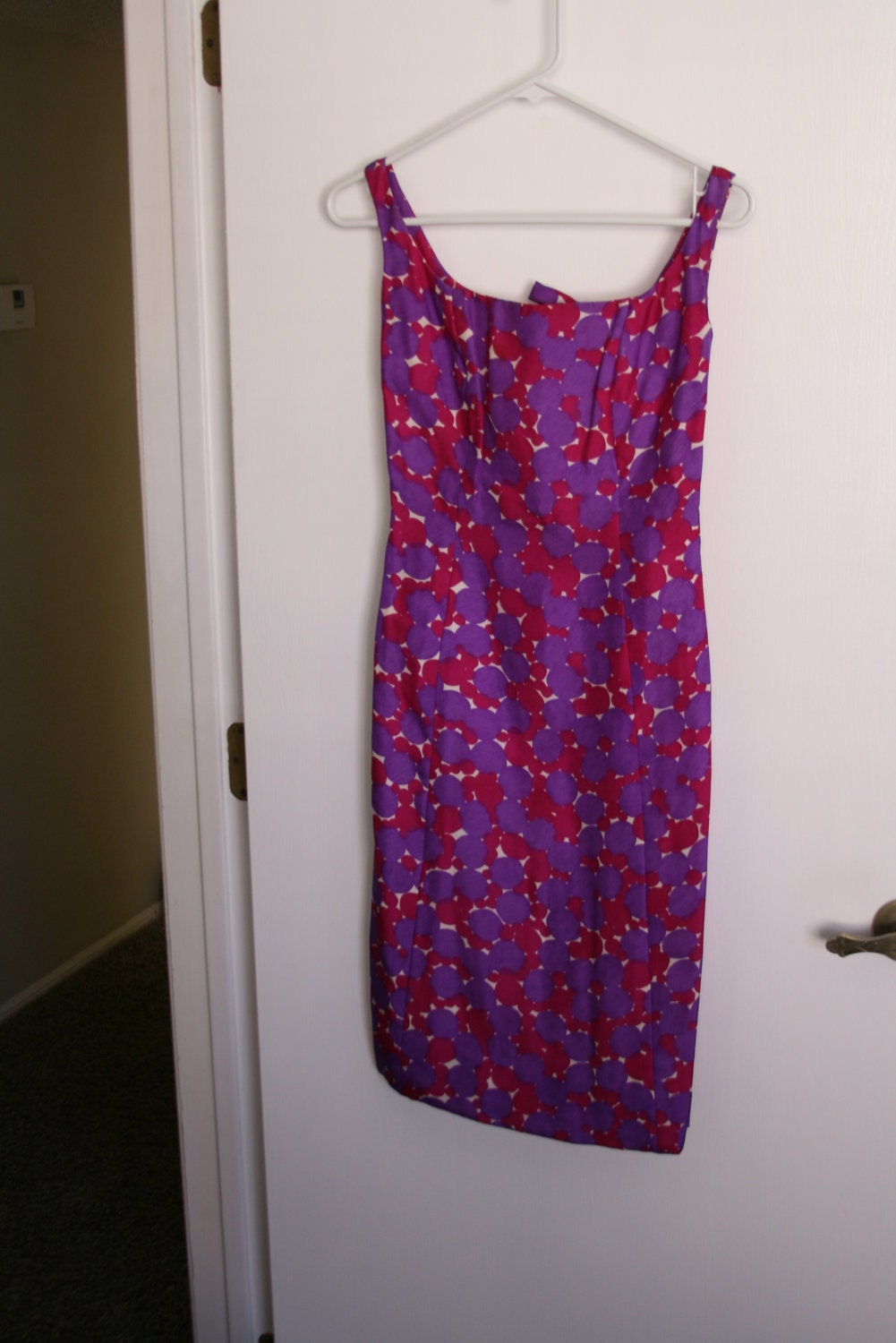 Vintage Empire House Pure Silk Cocktail Dress
