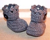 Instan download - Crochet PATTERN baby booties (pdf file) - Holiday Boots