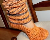 Instant download - Crochet PATTERN (pdf file) - Basic Slippers with Leg Warmers