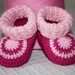 Instant download - SALE - Baby Booties Crochet PATTERN (pdf file) - Peony Baby Booties