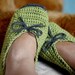 Instant download - Crochet women slippers PATTERN (pdf file) - Ladies Ballet Flats