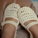 Instant download  - Crochet PATTERN (pdf file) - Ladies Milky Slippers