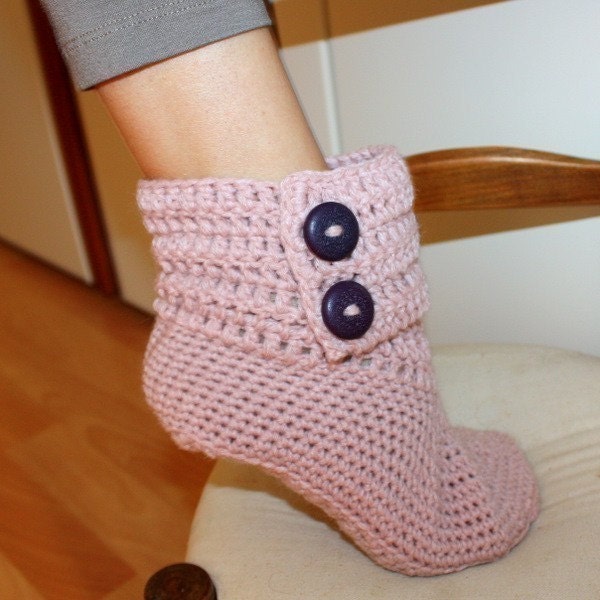 Instant download - Crochet PATTERN (pdf file) - Ladies Ankle Boots