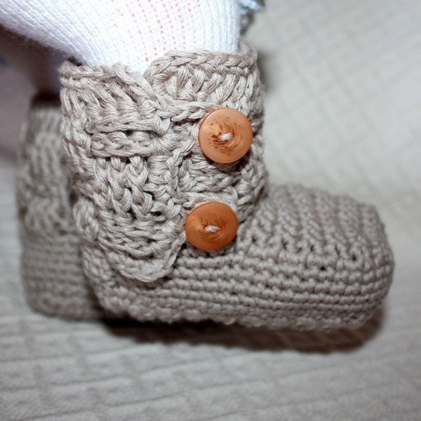Instant download - Crochet PATTERN (pdf file) - Baby Boy Boots