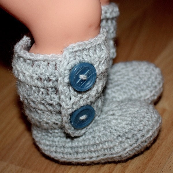 Instant download - Crochet PATTERN (pdf file) - Baby Ankle Boots