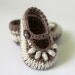 Instant download - Crochet PATTERN (pdf file) - Chocolate Baby Booties