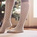Instant download - Crochet PATTERN for socks (pdf file) - Christmas Morning Socks