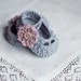 Instant download - Baby Booties Crochet PATTERN (pdf file) - Old Rose Baby Booties