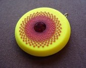 crimson sunshine pendant