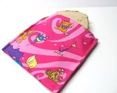 Reusable Sandwich Bag, Eco Friendly Lunch Bag, Boogie Man, Monsters, Small Size Sandwich Bag, Children, Earth Day, Ready to Ship