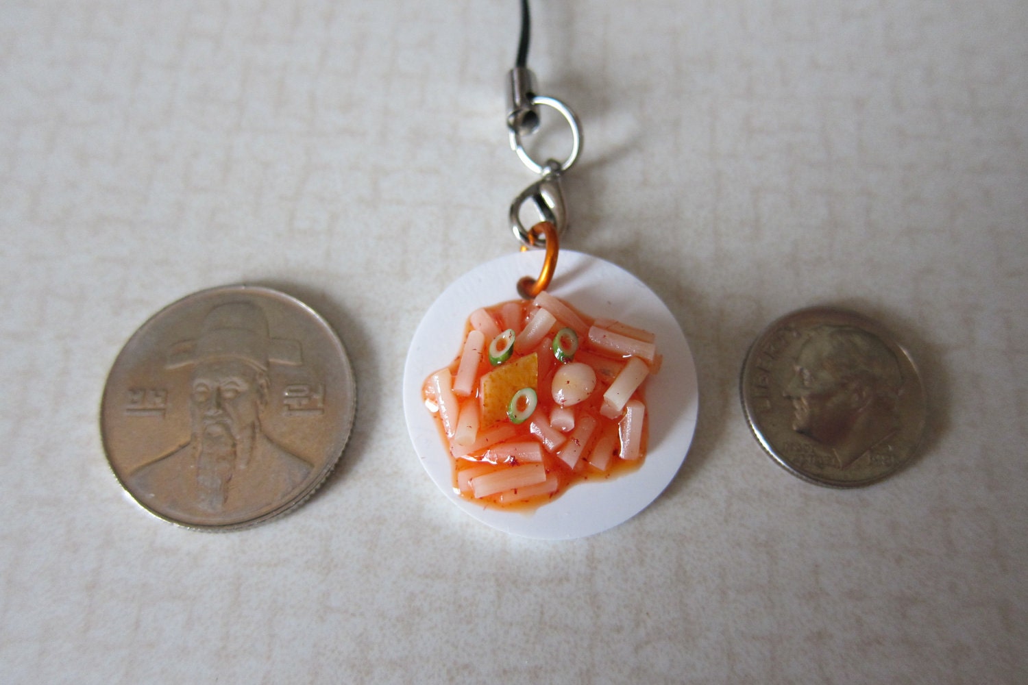 Korean Ddukbokkie Cell Phone Charm