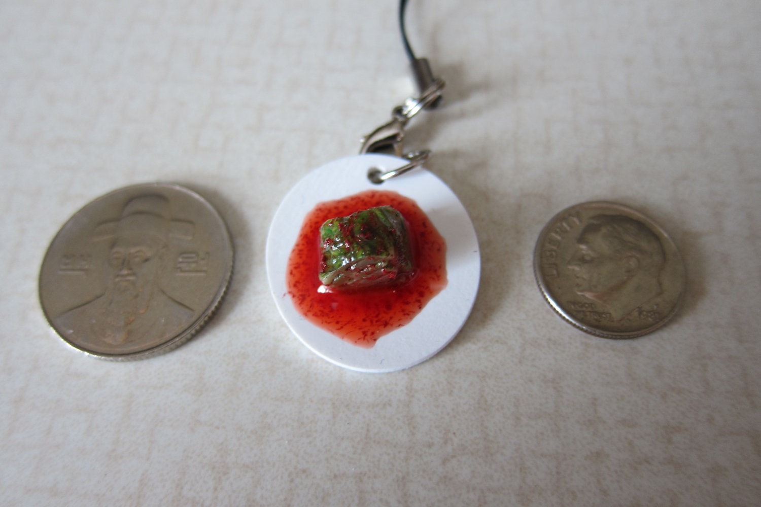 Korean Kimchi Cell Phone Charm