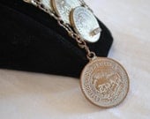 Vintage Mexican Coin Bracelet