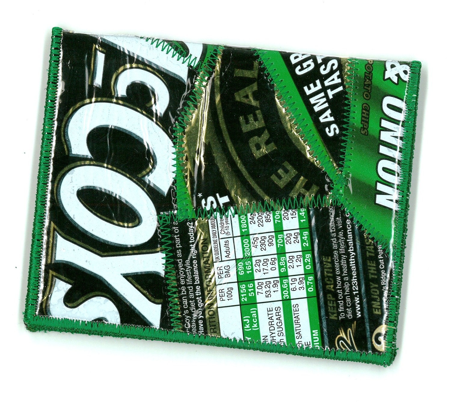 UK's The Real McCoy's Repurposed Crisp Bags Wallet  (wallet only)