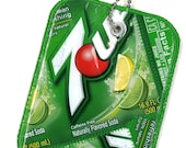 Luggage Tag from Repurposed 7-Up Bottle Wrappers