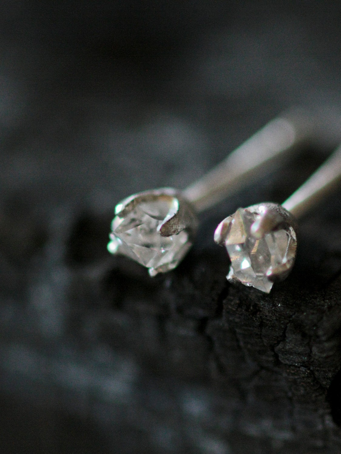 Stunning Clear Herkimer Diamond Earrings
