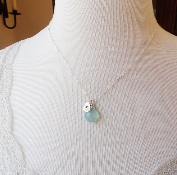 Bridesmaid thank you cards with sterling silver initial & birthstone necklace, personalized bridesmaid gifts, asking bridesmaids cards