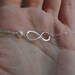 ON SALE Mothers card with silver infinity bracelet, pearl bracelet, mother of the bride, mother of the groom, mothers day gift, gifts for m