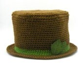Instant Download - Crochet Pattern - Top Hat (Newborn to Adult)
