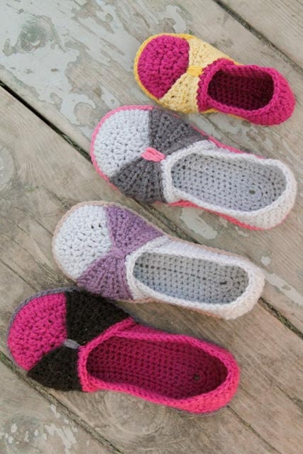 Instant Download - Crochet Pattern - The Jess Flats (woman sizes 3-12)