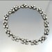 Deco Rhinestone Necklace Geometric Crystal Vintage 1940s Costume Bridal Wedding Jewelry