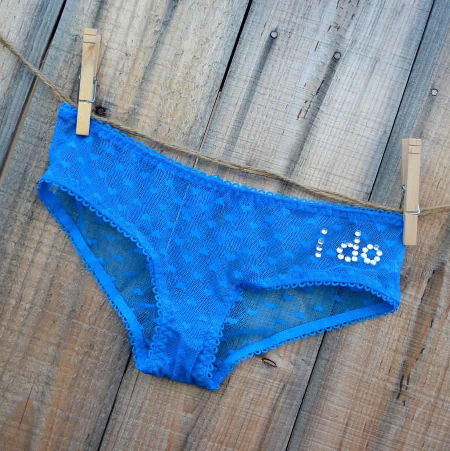 HE has my heart BRIDAL i do undie with rhinestones size small - SHIPS in 24 hours - last one