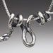 Silver Vine Snake Pendant