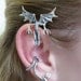 Silver Curious Dragon Wrap