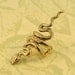 Bronze Snake Ear Cuff