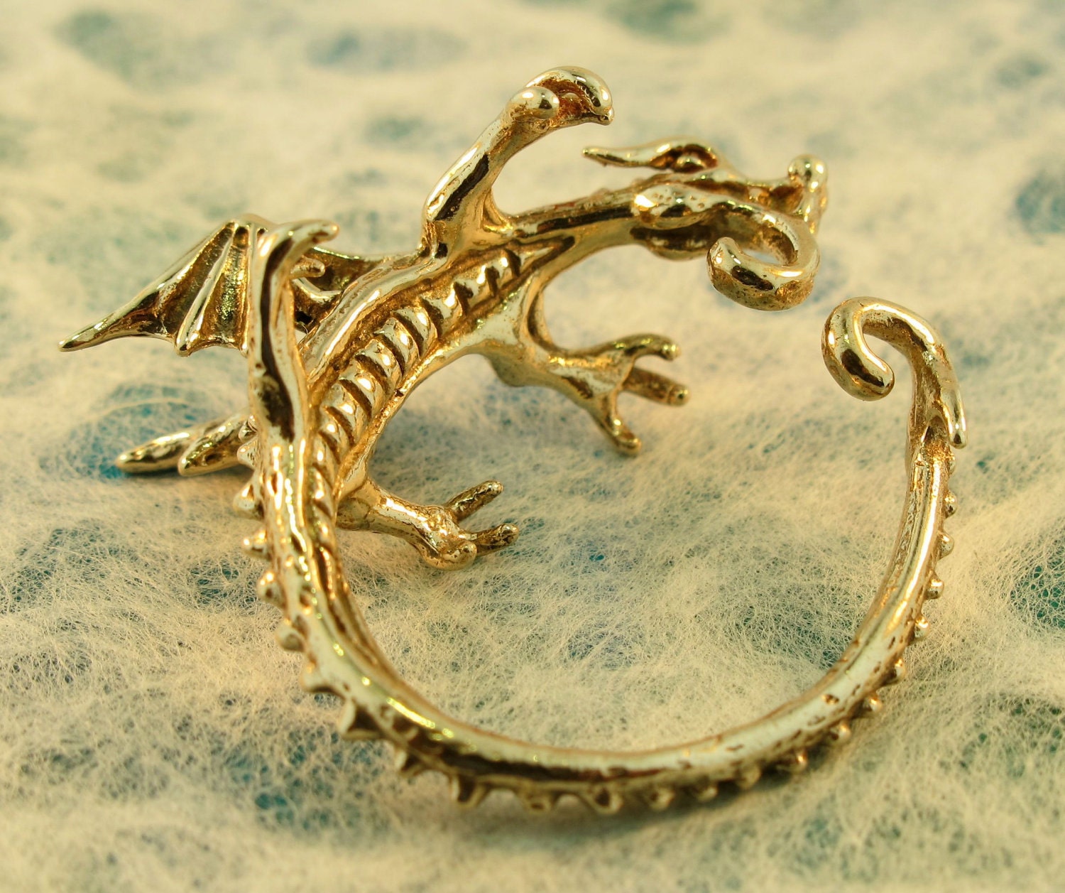 Bronze Dragon Whisperer Hoop - Ear Cuff