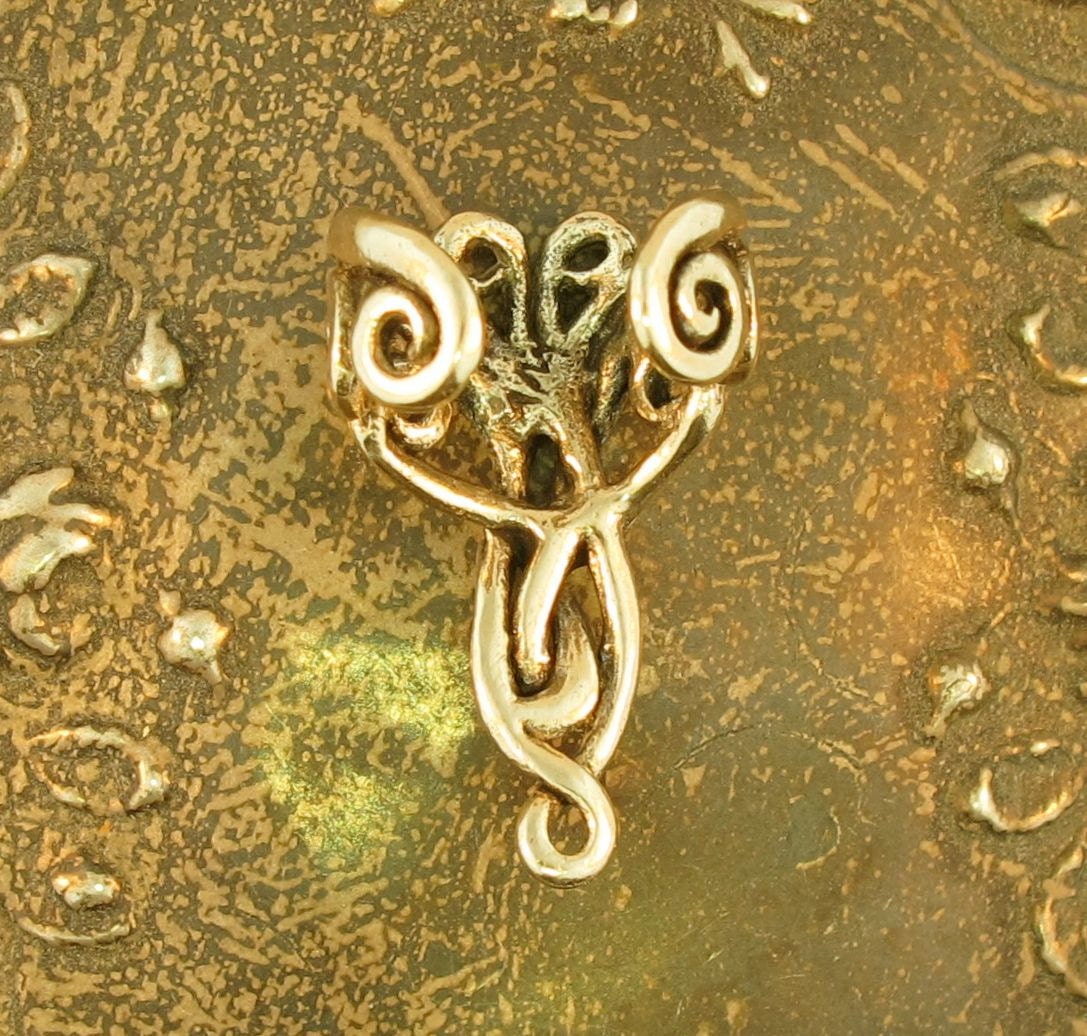 Bronze Arabesque Ear Cuff