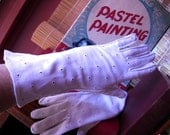 Vintage Gloves Vintage White Gloves Wedding Gloves Bridesmaid Bridal Formal