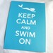 Mermaid Keep Calm Print - 5x7 Size