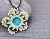 porcelain flower necklace