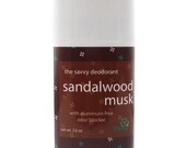 Sandalwood Musk Natural Deodorant - Large Tube