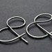 Earrings. Punctuation Collection. Ampersand. AND. Spelling, Word, Geek Style Modern Simple Sterling Silver. By Epheriell on Etsy.