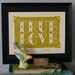 True Love-Handprinted Letterpress Poster