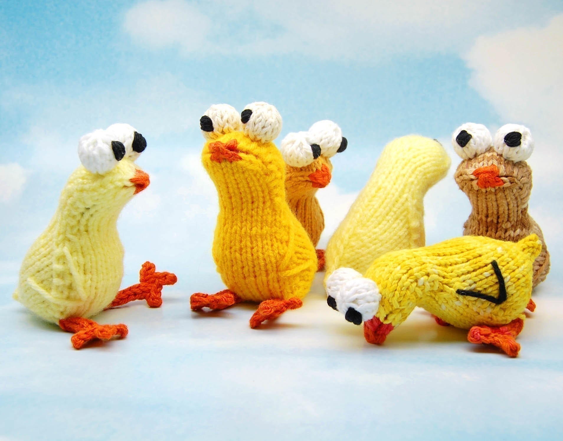 Chickies Amigurumi Easter Chick Plush Toy Knitting Pattern PDF Digital Download