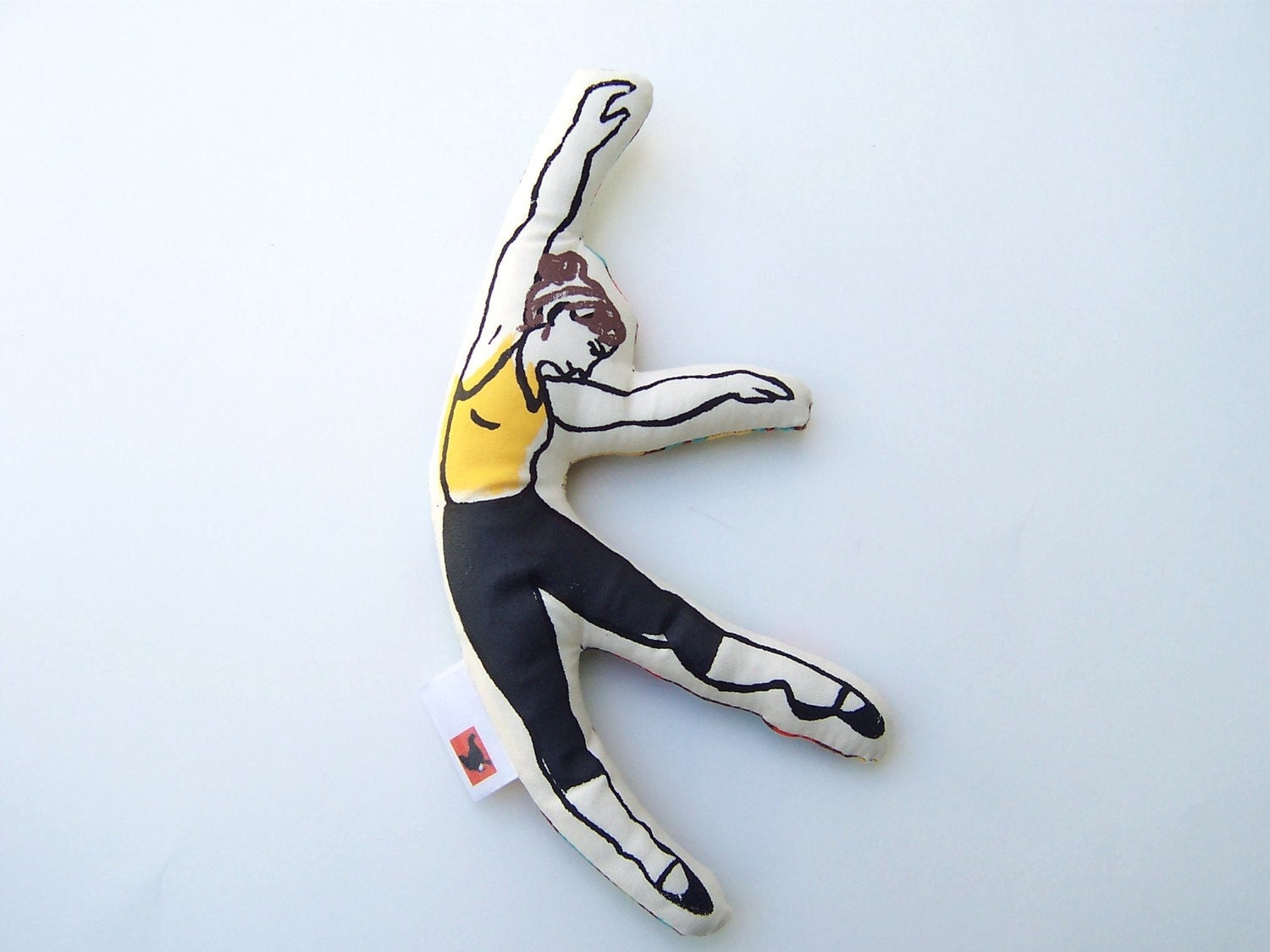 Screen Printed Dancer Doll