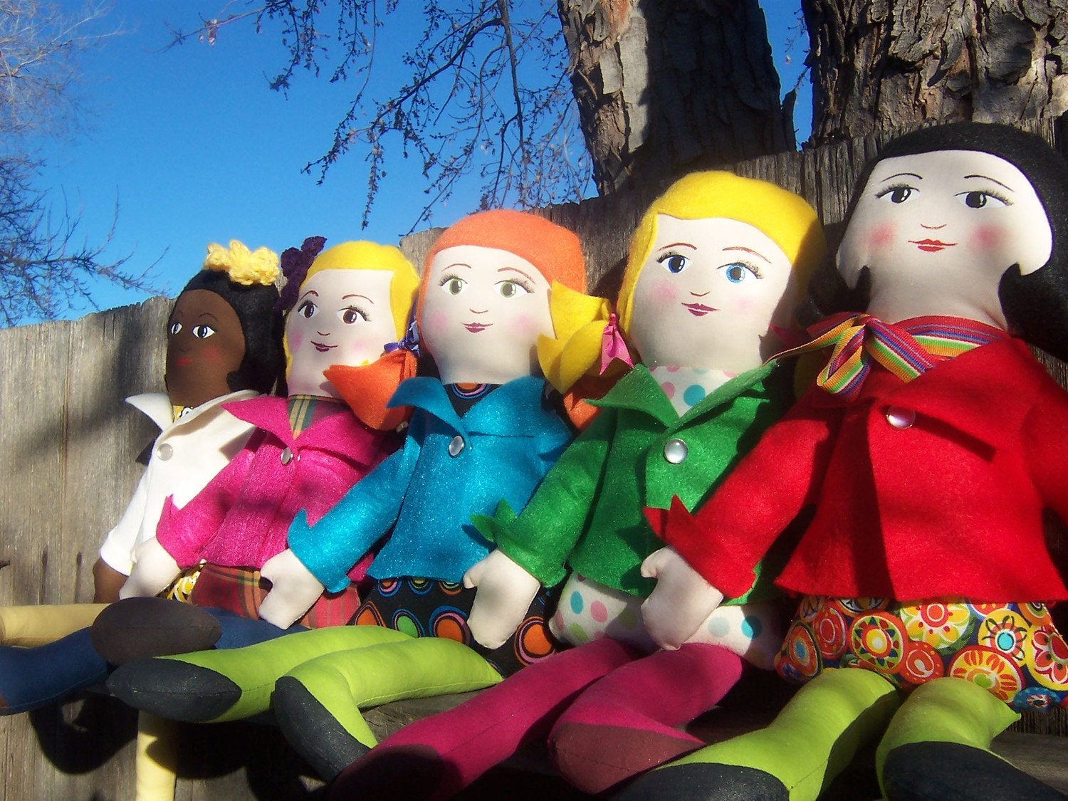 Personalized Cloth Doll, Handpainted Face, Made to Order
